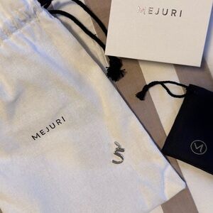 Mejuri Sterling Silver Number 5 Charm Pendant